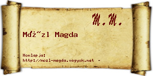 Mözl Magda névjegykártya